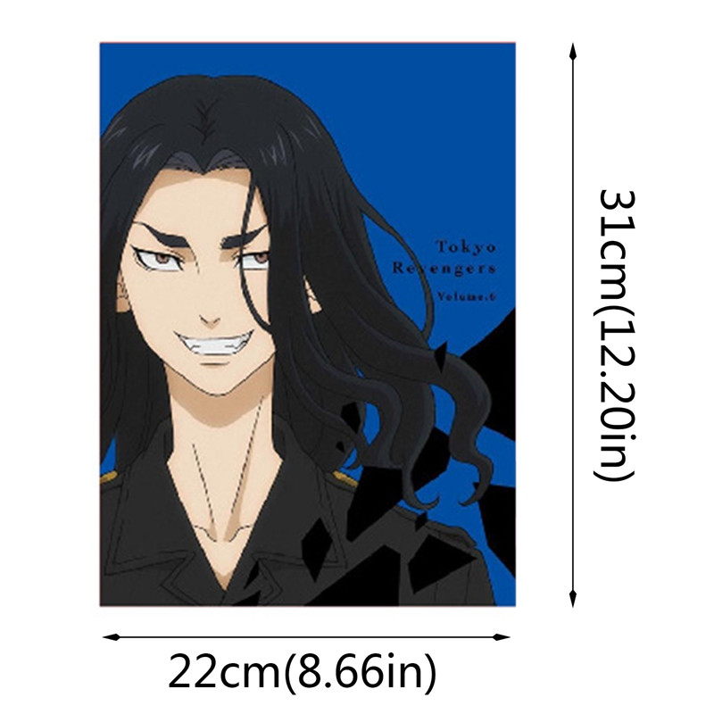 Anime Tokyo Revengers Datoteka Torba za dokumente Torbica Držač mape Organizator Školski uredski pribor Proširivanje datoteka Pohranjivanje dokumenata