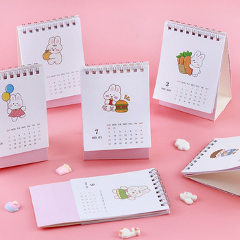 2023 Cute Cartoon Cat Desk Mini Calendar Επιτραπέζιο ημερολόγιο Ημερολόγιο Ημερήσιο εβδομαδιαίο χρονοδιάγραμμα Planner Agenda Organizer Χαρτικά γραφείου