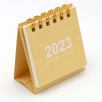 2023. aasta Lihtne ühevärviline mini töölauapaber Lihtne kalender Kahe päevaplaani koostaja tabeliplaneerija Aasta päevakava korraldaja laud