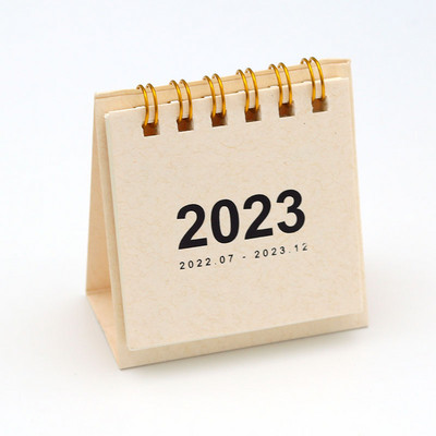 2023. aasta Lihtne ühevärviline mini töölauapaber Lihtne kalender Kahe päevaplaani koostaja tabeliplaneerija Aasta päevakava korraldaja laud