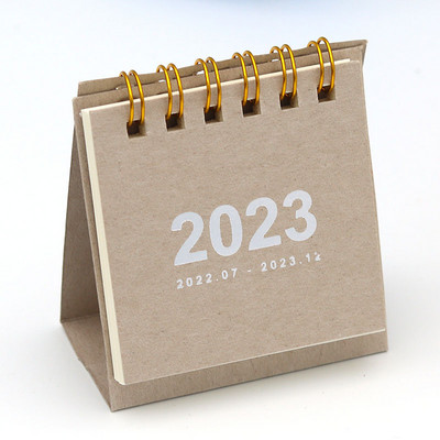 2023. aasta Lihtne ühevärviline mini töölauapaber Lihtne kalender Kahe päevaplaani koostaja tabeliplaneerija Aasta päevakava korraldaja laud