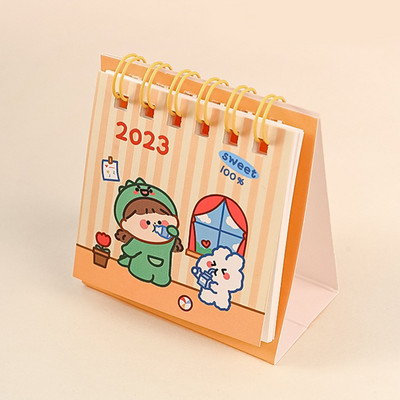 2023 Mini Lovely Rabbit Stolni kalendar Kreativni crtani mjesečni kalendar Memo Minute Kalendar Uredski materijal Veleprodaja