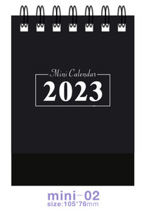 2023 Mini Jednostavni kalendar na zavojnice Jednobojni stolni papirnati kalendar Dnevni raspored Stolni planer Uredski školski pribor