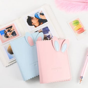 Pink Kawaii Rabbit 3 Inch Film 64 Photo Album Книга за Fujifilm Instax Mini LiPlay 11 9 8 7s 70 25 90 Instant Camera Card Holder