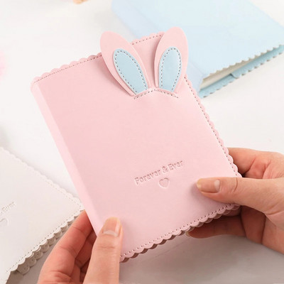 Pink Kawaii Rabbit 3 hüvelykes film 64 fotóalbum könyv Fujifilm Instax Mini LiPlay 11 9 8 7s 70 25 90 azonnali kamerakártya tartóhoz