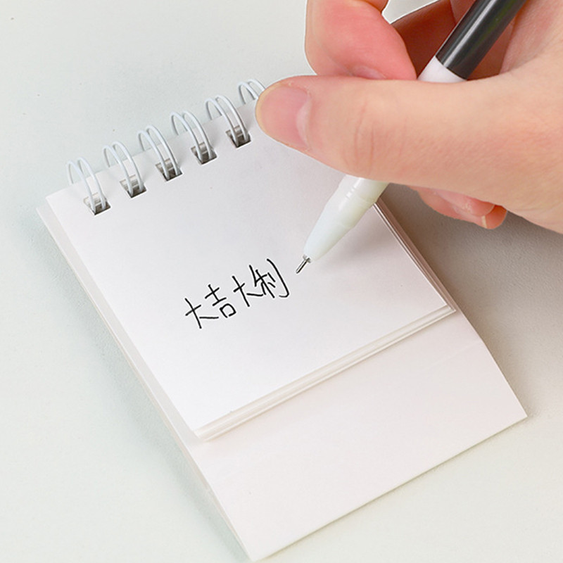 2023 Jednostavan jednobojni mini stolni papir Jednostavan kalendar Dvostruki dnevni planer Stolni planer Godišnji raspored Organizator za stol