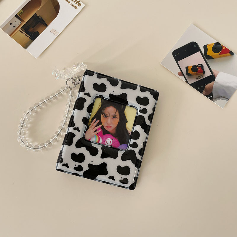 MINKYS Kawaii Milk 3 inča Prijenosne mini fotokartice Skupljajte knjige Kartice Kpop Organizator za fotografije Poklon knjige Školski pribor