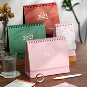 Настолен календар Clear Typography Stamping Cover Документиране на Life 2023 Преносими настолни календари 2023 Настолен календар за дома