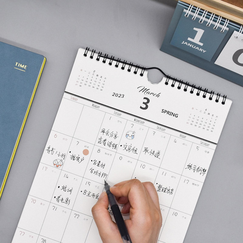 2023. aasta armas lihtne seinakalender nädalane kuuplaneerija Päevakava korraldaja Kodukontori rippseinakalender päevakava planeerija