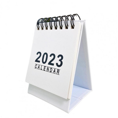 Stolový kalendár 2023, kancelárske stoly, dekorácia stola, jednoduchý denný plánovač, ročný program, organizér, mini stojan na kalendár.