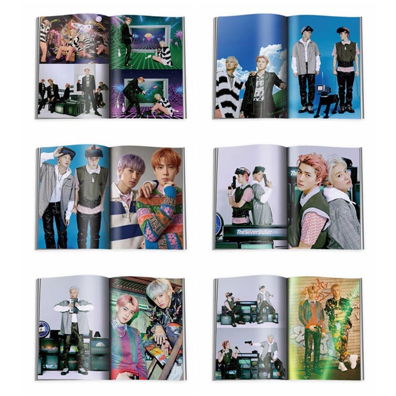 54Pcs/book EXO-SC 1st Album Self Made Paper Mini Card Photo Card Poster HD Photobook Photocard Poklon kolekcija