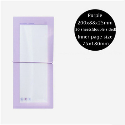 1Pc Dvostruko višenamjensko 30 utora Naljepnice Knjiga za kolekciju Prozirni zavoj Idol Razglednice Pohrana knjiga Držač za razvrstavanje ulaznica