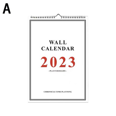 Novi 2023. Jednostavni zidni kalendar Tjedni mjesečni planer Dnevni red Organizator Kućni ured Viseći zidni kalendar Planer dnevnog rasporeda