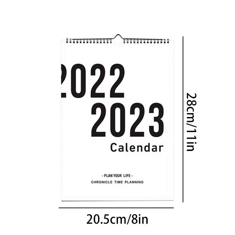 Novi 2023. Jednostavni zidni kalendar Tjedni mjesečni planer Dnevni red Organizator Kućni ured Viseći zidni kalendar Planer dnevnog rasporeda