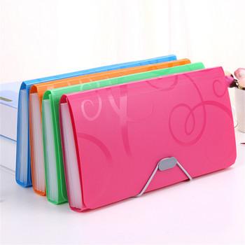 Α6 Organ Bag Expanding File Folder for Sticker Candy Colors Αποθήκευση εγγράφων Προμήθειες γραφικής ύλης Organizer Σχολική βιβλιοδεσία γραφείου