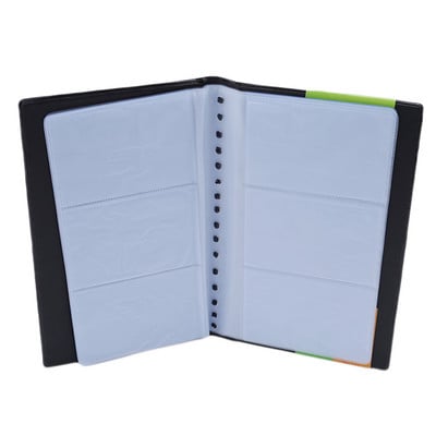 Držač kartice Crni kožni Držač kartice s poslovnim imenom Držač kartice s knjigom Novčanik, torbica, torbica, mapa, organizator, modne torbe