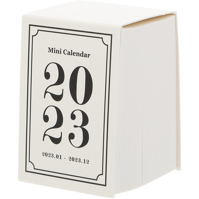 Календар Desk Mini 2023 Desktopdaily Tiny Off Tear Office Schedule Easelmonthlysmall Stand Memo Aesthetic Rabbit Year Decorative