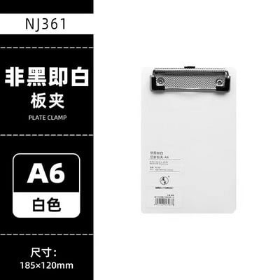 Jednostavan A4 A5 A6 Bill Clipboard Memo Pad Clip Board Bilježnica s otvorenim listovima Stege za pisanje Držač papira Uredski školski pribor