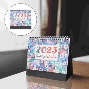 Calendar 2023 Desk Small Wall Desktop Standing Office2022 Planner Μηνιαία Αγγλικά Επιτραπέζια Ημερολόγια Calander Paper Mini Daily