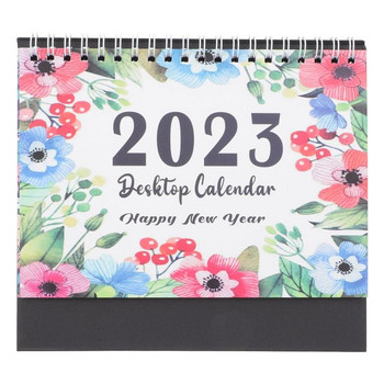 Calendar 2023 Desk Small Wall Desktop Standing Office2022 Planner Μηνιαία Αγγλικά Επιτραπέζια Ημερολόγια Calander Paper Mini Daily
