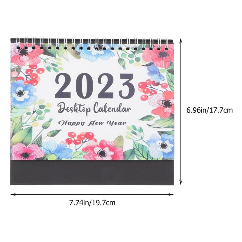 Kalendar 2023 Stolni Mali zidni Stolni Samostojeći Office2022 Planer Mjesečni engleski Stolni kalendari Kalander Papir Mini Dnevni