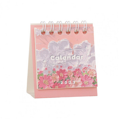 2023-as asztali naptár Könnyű tervező naptárpapír, napi ütemterv Tartós, 2023-as mini, fekvő naptárdísz