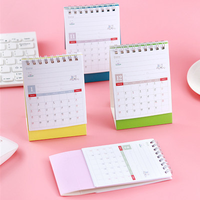 2022 Simple Morandi Mini Desktop Paper Simple Calendar Διπλό ημερήσιο χρονοδιάγραμμα Σχεδιασμός τραπεζιού Ετήσια οργάνωση ατζέντας