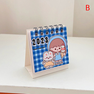 2022 Simple Morandi Mini Desktop Paper Simple Calendar Διπλό ημερήσιο χρονοδιάγραμμα Σχεδιασμός τραπεζιού Ετήσια οργάνωση ατζέντας