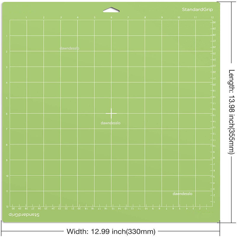 1/3 gab. jauktu krāsu gravēšanas mašīnas pamatplākšņu griešanas paklājiņš priekš Cricut/cameo 4 ar līmējošiem PVC griešanas paklājiņiem 33x35cm