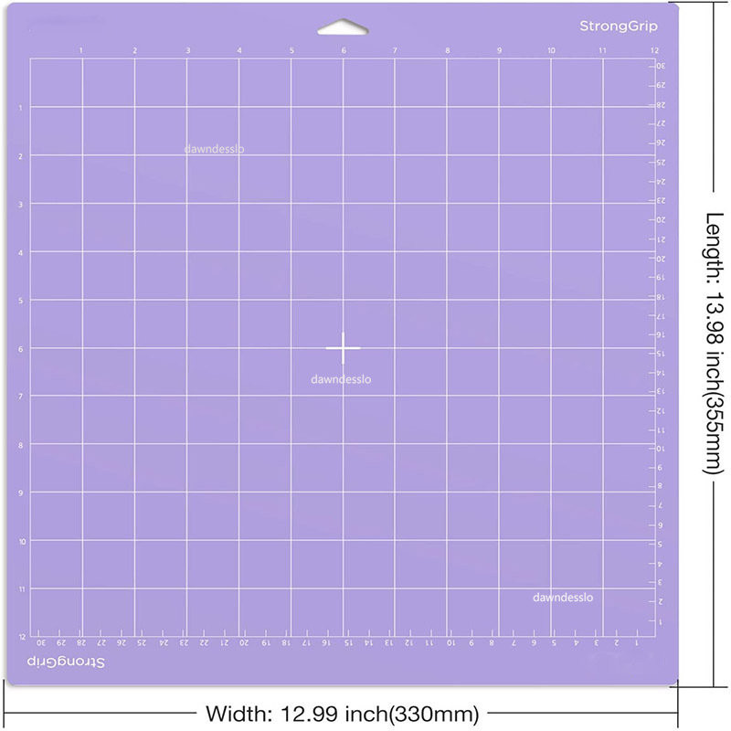 1/3 gab. jauktu krāsu gravēšanas mašīnas pamatplākšņu griešanas paklājiņš priekš Cricut/cameo 4 ar līmējošiem PVC griešanas paklājiņiem 33x35cm