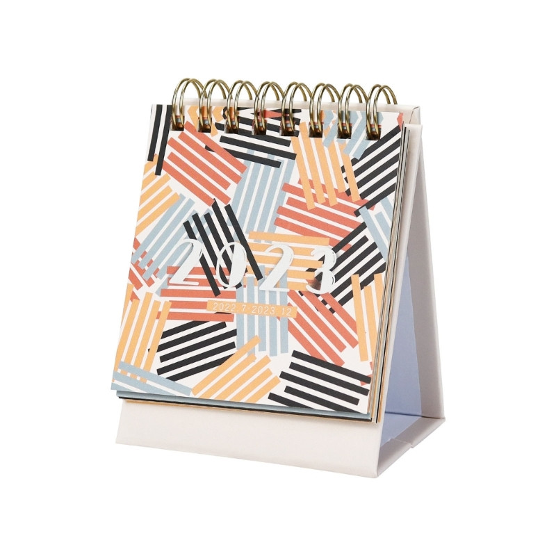 Calendar de birou mic Ins Mini Calendar lunar de birou din iulie 2022 până în decembrie 2023