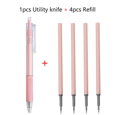 5 τμχ Σετ ανταλλακτικών στυλό μαχαιριών Art Utility Express Box Εργαλείο κοπής χαρτιού μαχαιριών Εργαλεία χειροτεχνίας Αυτοκόλλητο ακριβείας Κόφτης ταινίας Washi