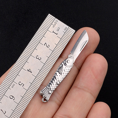 Μίνι πτυσσόμενο μαχαίρι τσέπης Μικρό βοηθητικό μαχαίρι Φορητό μαχαίρι αυτοάμυνας Μπρελόκ Μαχαίρι χειροτεχνία κουτί περιτυλίγματος χαρτί Κόφτης φακέλων