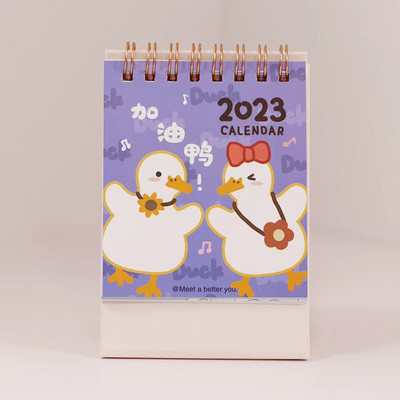 Sharkbang 2023 Mini stolni kalendar Stolna dekoracija Knjiga Kawaii crtani korejski Kreativni Notepad Poklon Pokretna kućna dekoracija