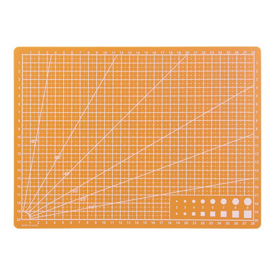 Divpusējs A4 izmēra griešanas paliktnis Art gravēšanas dēlis darbagalds savārstījums DIY šūšanas rokasgrāmata ar nazis apakšklāja griešanas paklāja dēlis