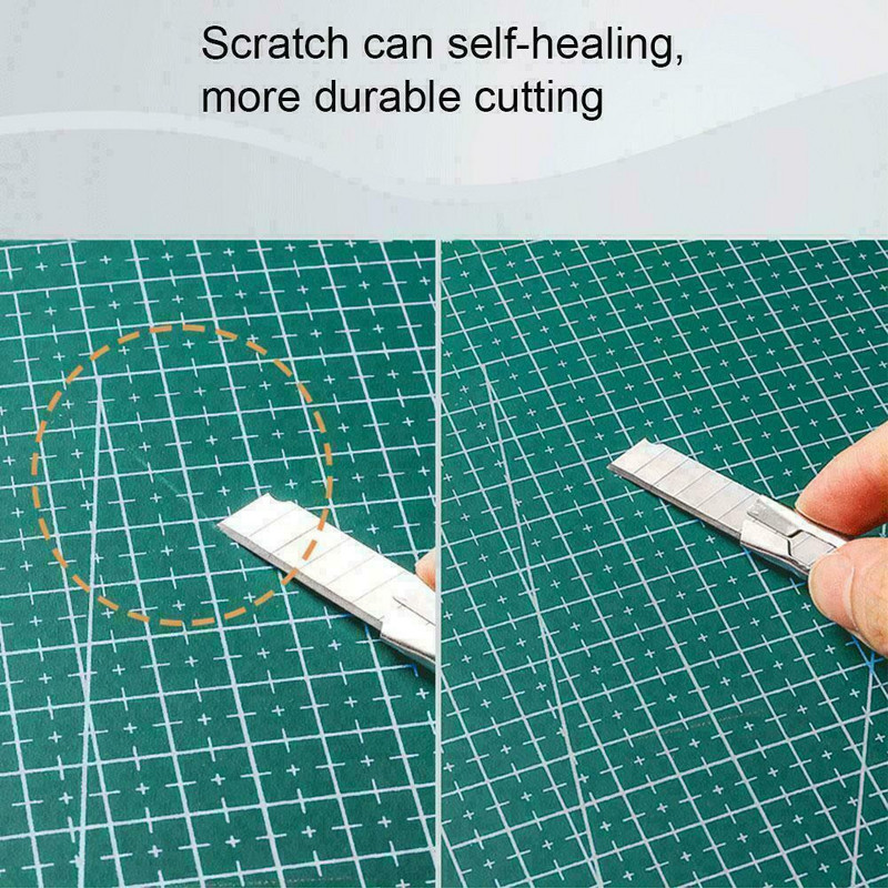 Divpusējs A4 izmēra griešanas paliktnis Art gravēšanas dēlis darbagalds savārstījums DIY šūšanas rokasgrāmata ar nazis apakšklāja griešanas paklāja dēlis