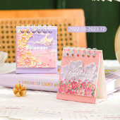 Seria de pictură 2023 Calendar de masă Super Mini portabil Desktop Memo Board Planner Planificator Office School A7227
