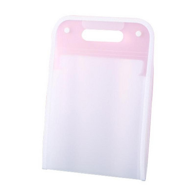 12 Mreža Prijenosna A4 mapa s datotekama Torba za dokumente Velika organizirana orgulja Prozirni papir za pohranu Torba za uredsku kutiju Pp Kapacitet Ver D0l9