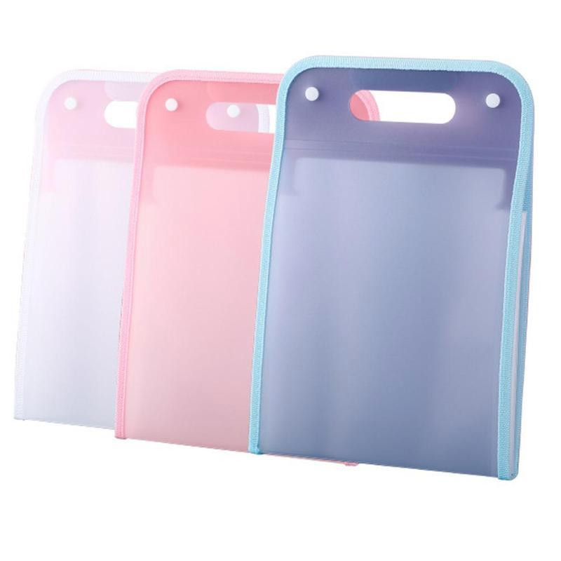 12 Mreža Prijenosna A4 mapa s datotekama Torba za dokumente Velika organizirana orgulja Prozirni papir za pohranu Torba za uredsku kutiju Pp Kapacitet Ver D0l9