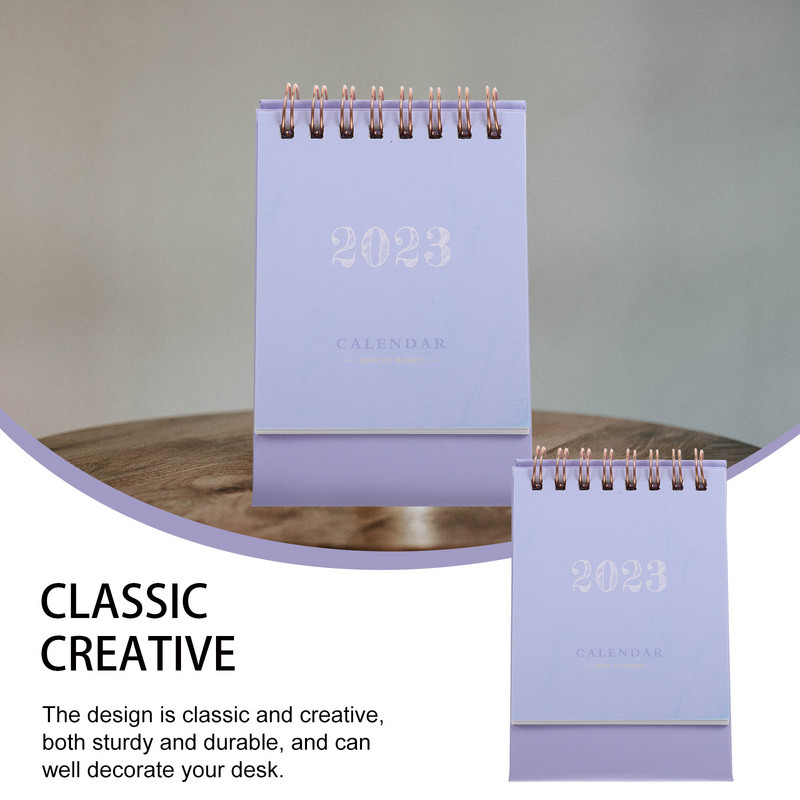 Kalendar Stolni Stolni Stolni Mali Uredski Planer Kalendari Stojeći Zidni Raspored Dnevni Mini Stalak za Kućanstvo 2023 Stolni Mjesečni