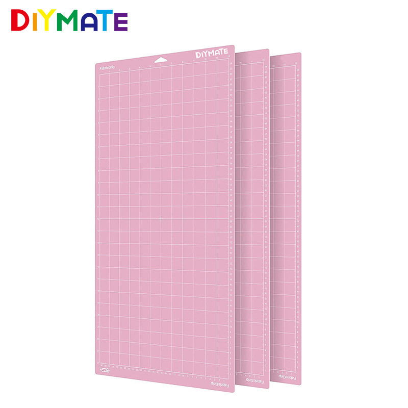 4 krāsu nomaiņas griešanas paklāja līmējošais gumijas paliktnis ar mērīšanas režģi 12 x 24 collas, piemērots silueta kriku/kameja ploterim