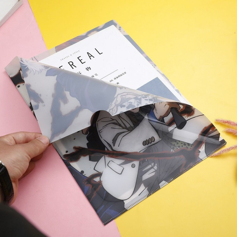 Jujutsu Kaisen Anime Mapa Gojo Satoru Nanami Kento A4 Torba za datoteke Torba za pohranu dokumenata Pretty Student Pribor Školski pribor