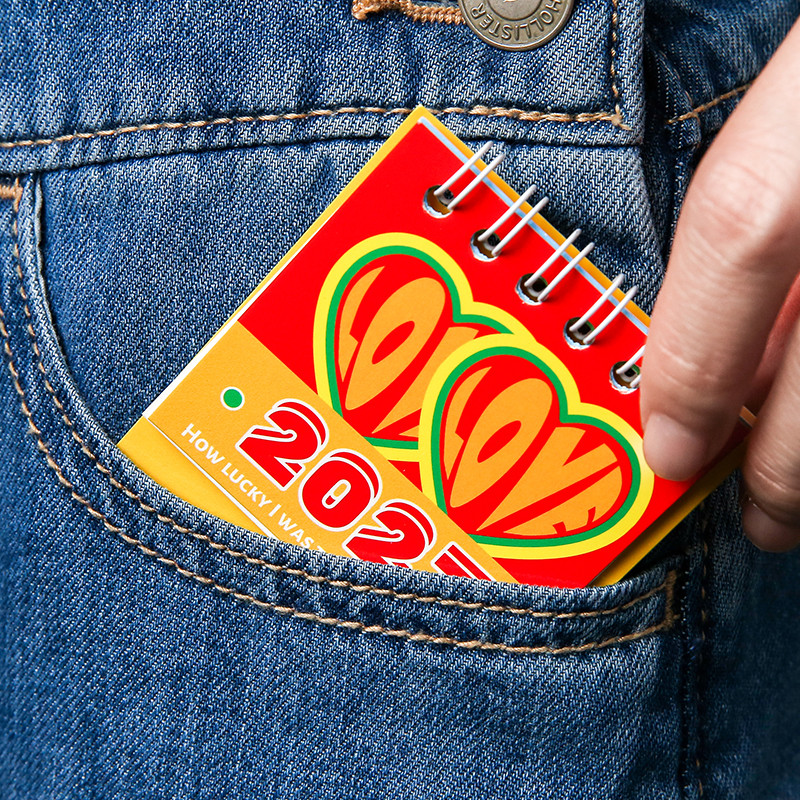 2023 m. nematoma laiko serija lentelės kalendorius Super Mini nešiojamas stalinis atmintinės lentos planuotojas Biuro mokykla A7216