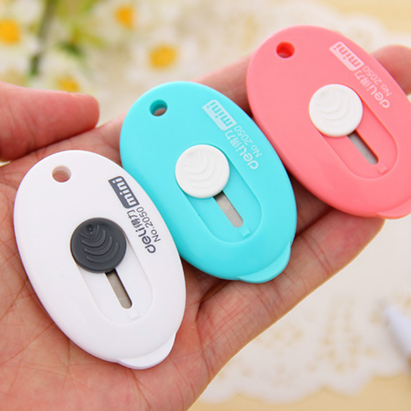 „Deli“ mini laiškų atidarytuvas biuro peilių dėžės pjaustyklės saugos darbo įrankiai ir reikmenys