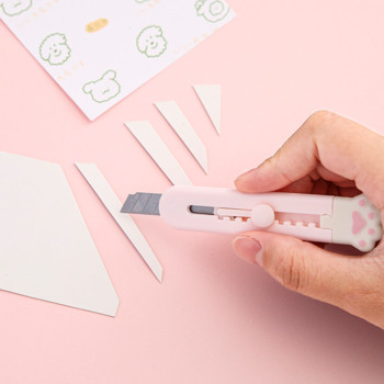 Mr.Paper Mini Portable Cat Claw Utility Knife Cute Creative Exquisite Διακόσμηση λογαριασμού χεριών Εργαλεία κοπής χαρτιού Προμήθειες τέχνης