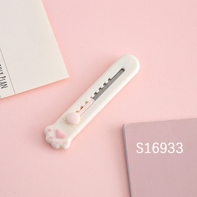 Mr.Paper Mini cuțit portabil cu gheare de pisică, drăguț, creativ, rafinat, decorare pentru cont de mână, instrumente de tăiat hârtie, consumabile de artă