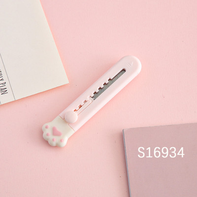 Mr.Paper Mini cuțit portabil cu gheare de pisică, drăguț, creativ, rafinat, decorare pentru cont de mână, instrumente de tăiat hârtie, consumabile de artă