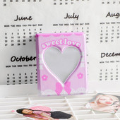 Album Pribor za pohranu fotografija Knjiga izdubljene anime karte Knjiga držač fotokartice Kartice Skupljajte knjige Idol karte Knjiga