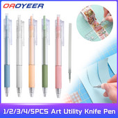 Artă Utilitate Cuțit Pen Cuțit Tăiat Autocolante Scrapbooking Instrument de tăiere Express Box Cuțit Rechizite școlare DIY Artizanat Instrumente