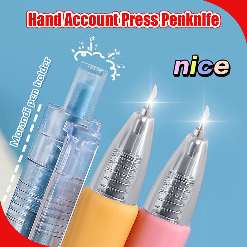 Artă Utilitate Cuțit Pen Cuțit Tăiat Autocolante Scrapbooking Instrument de tăiere Express Box Cuțit Rechizite școlare DIY Artizanat Instrumente